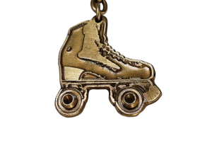 Llavero-Patin-Bronce
