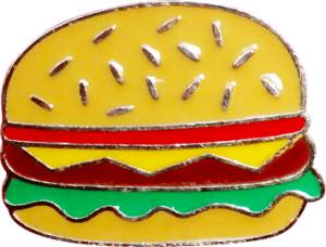 Pin-Hamburguesa